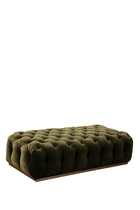Caramelo Quilted Ottoman